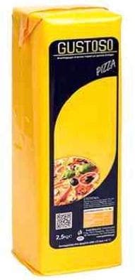 Gustosso pizza analogue yellow cheese