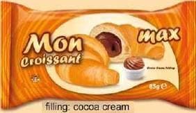 Mon croissant max croissant, cocoa cream