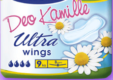 00433 Ultra thin with wings with Chamomile